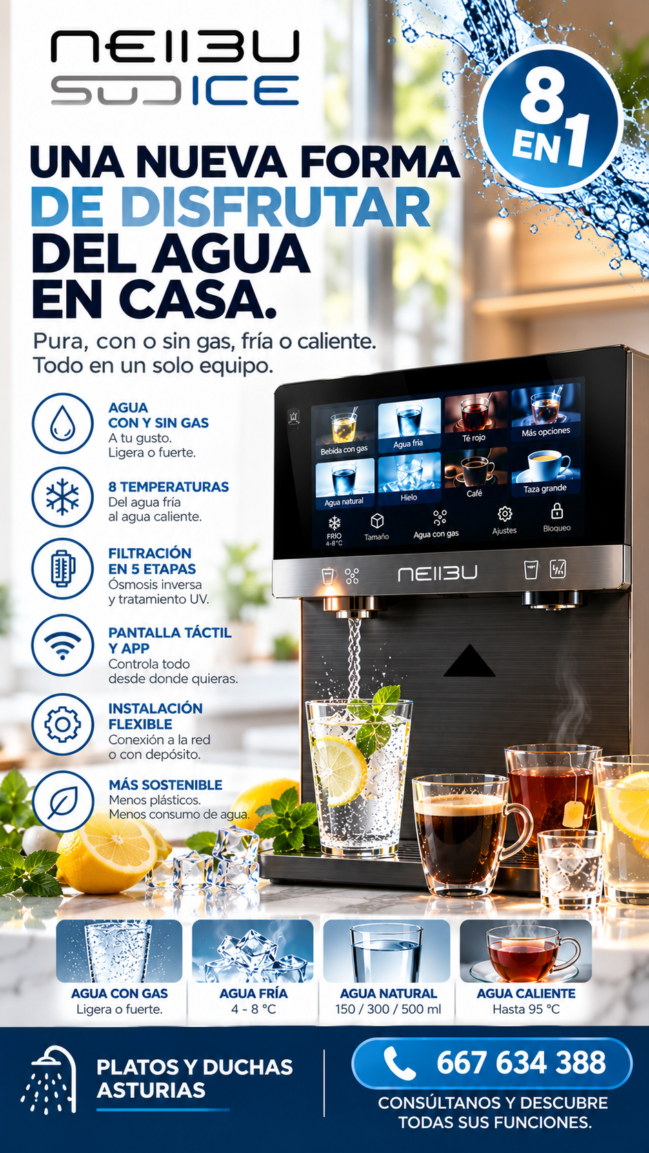 Dispensador inteligente de agua en casa (segunda composición)